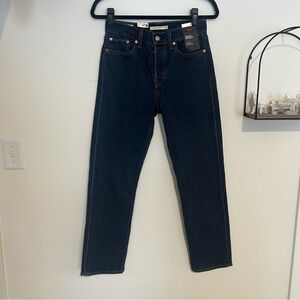 NEW Levi’s‎ Premium Wedgie Straight Denim Blue Jeans Size 26